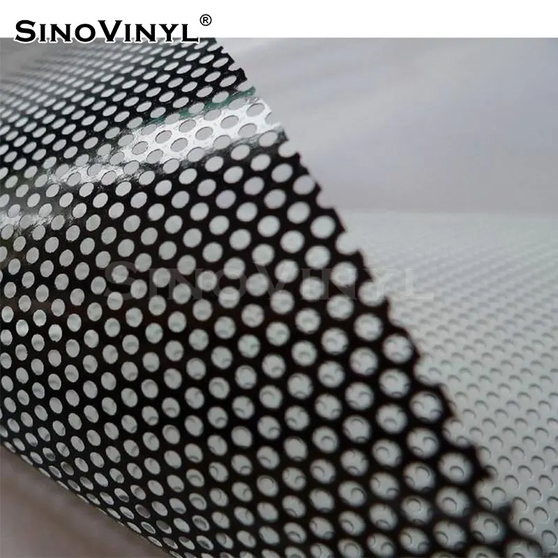 One Way Vision Digital UV Eco-Solvent Printed Vinyl Window Glass Film Eco-Friendly Poster Materials