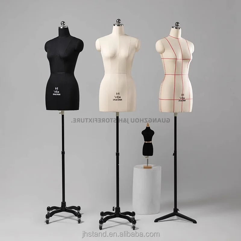 Toecutter Mannequin Tailor Mannequins Fashion Designer Clothes Cutting Half Body