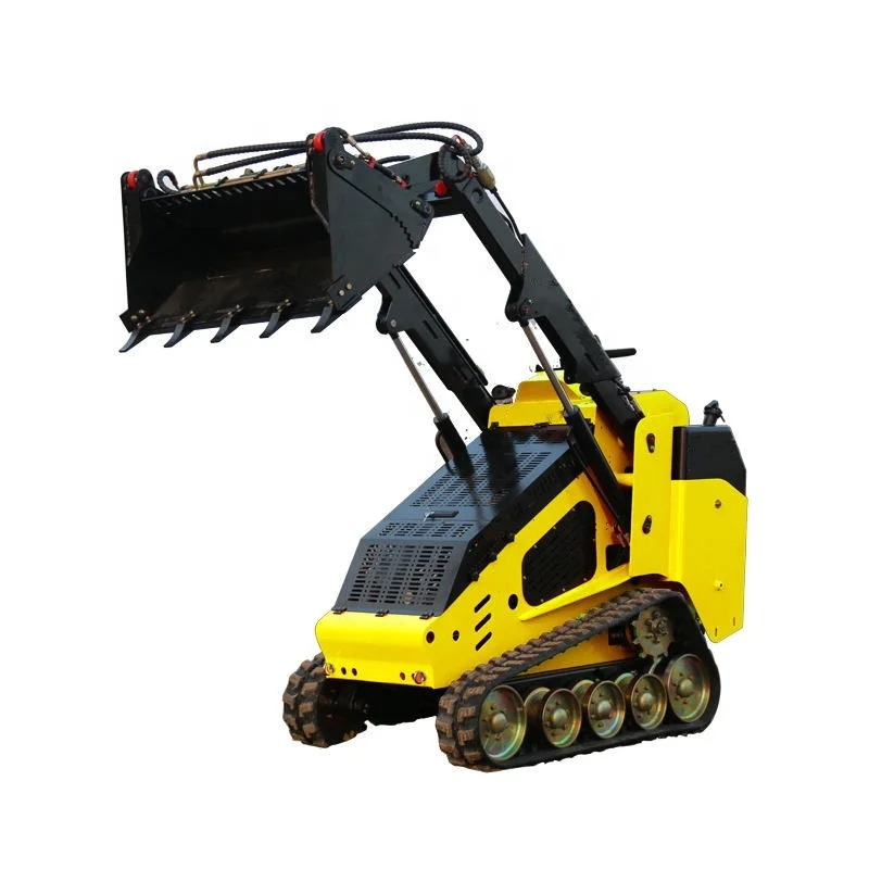Multifunction Attachment Hydraulic Front Loader Small Mini Skid Steer Loader With Kubota EPA Engine for Construction and Farm