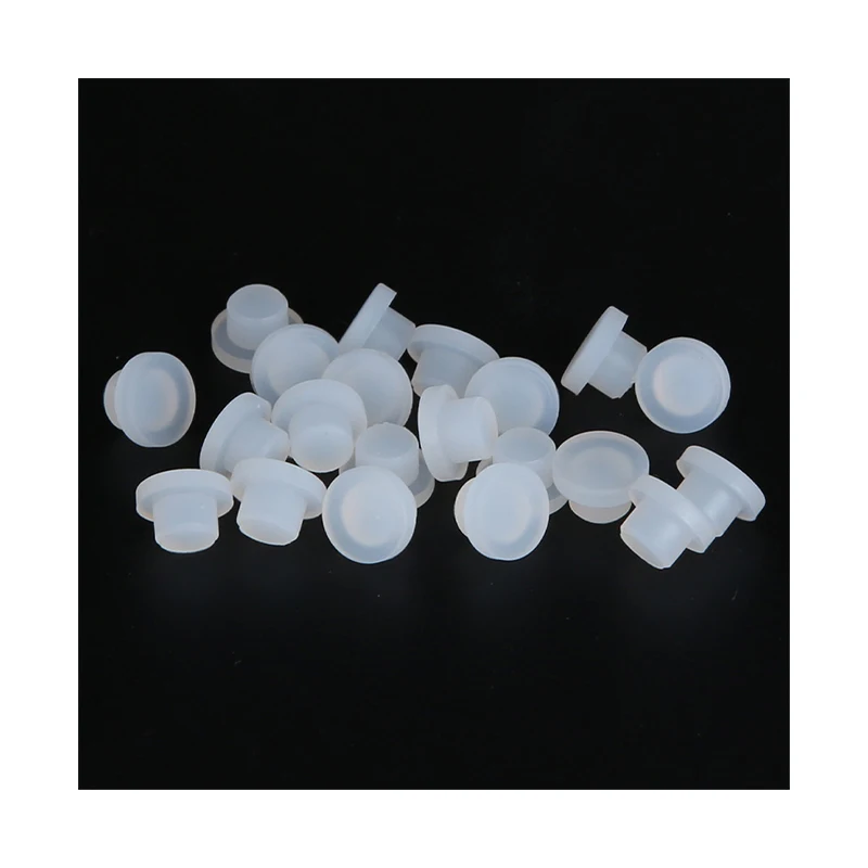 OEM/ODM Custom High Temperature Hole T Type Sealing Silicone Rubber Plugs Waterproof Solid Silicone Mushroom Plug