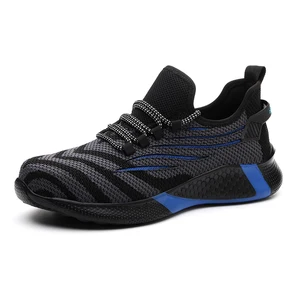 JDS Wholesale Customization Woven Mesh Fabric Safety Shoes Stock Available