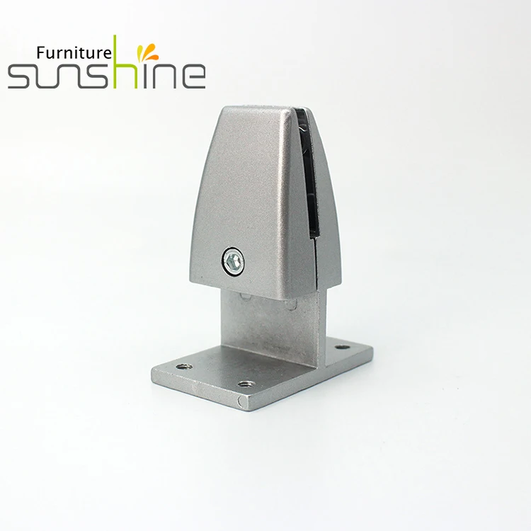 High Quality Office Table Partition Clamp Decorative Support Holding Clamp Aluminium Desk Screen Clip