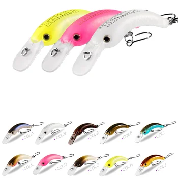 Wholesale 6cm 9.8g Printed ABS Carbon Steel Artificial Hard Bait Minnow Lure for Bass Pike Trout-Saltwater/Lake/Stream – Minnow – view 4