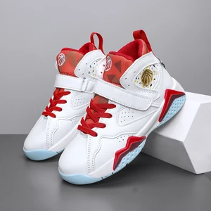 Custom Children Sport Shoes for Basketball Comfortable Kids Athletic Trainers Boys Girls Basket Ball Training Trainers