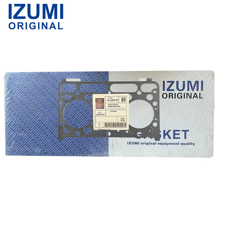 درزبند سر سیلندر اصلی ایزومی مدل ۱G750-03312 برای موتور کوبوتا D1703، تراکتور، ژنراتور و بیل مکانیکی؛ جایگزین اصیل (OEM) و بازار جانبی