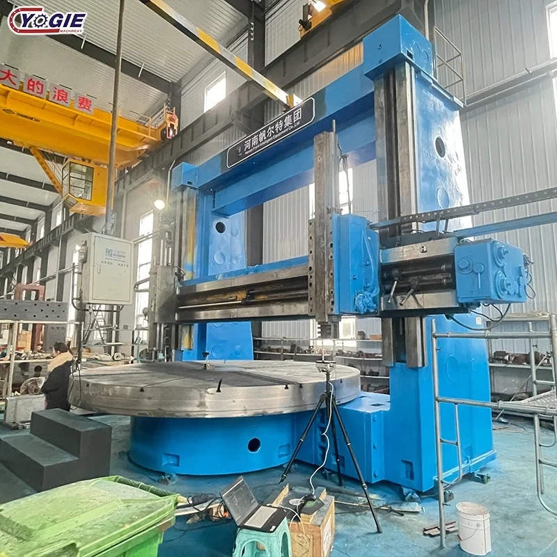 FANUC Controller 4m CNC Vertical Lathe Double Column Turning Lathe