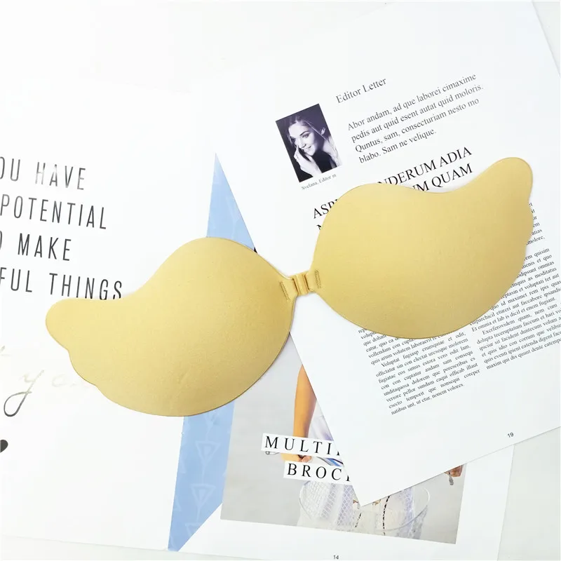 Lady Sexy Cloth Invisible Bra Breathable Push up Bra Strapless Bra