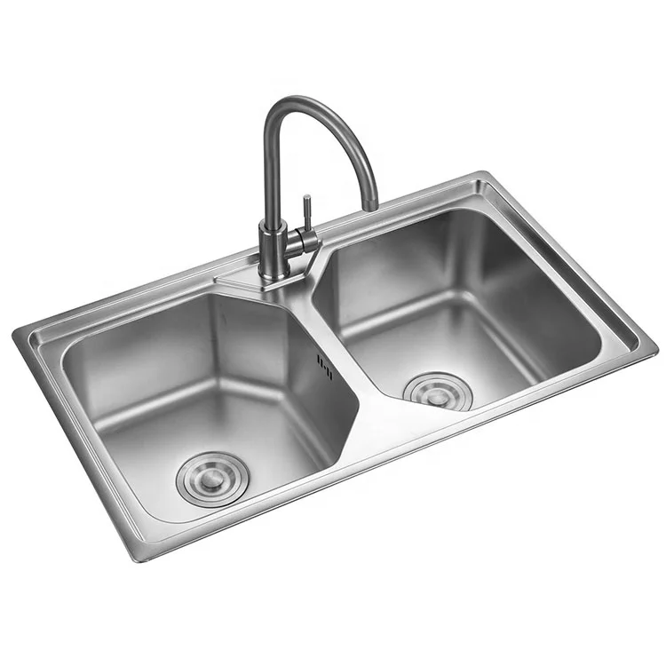 Southeast Asia Modern Sink Commercial Kitchen Stainless Steel Double Basin Buy Stainless Steel Double Groove Kitchen Stainless Steel Sink Stainless Steel Wash Basin Product On Alibaba Com