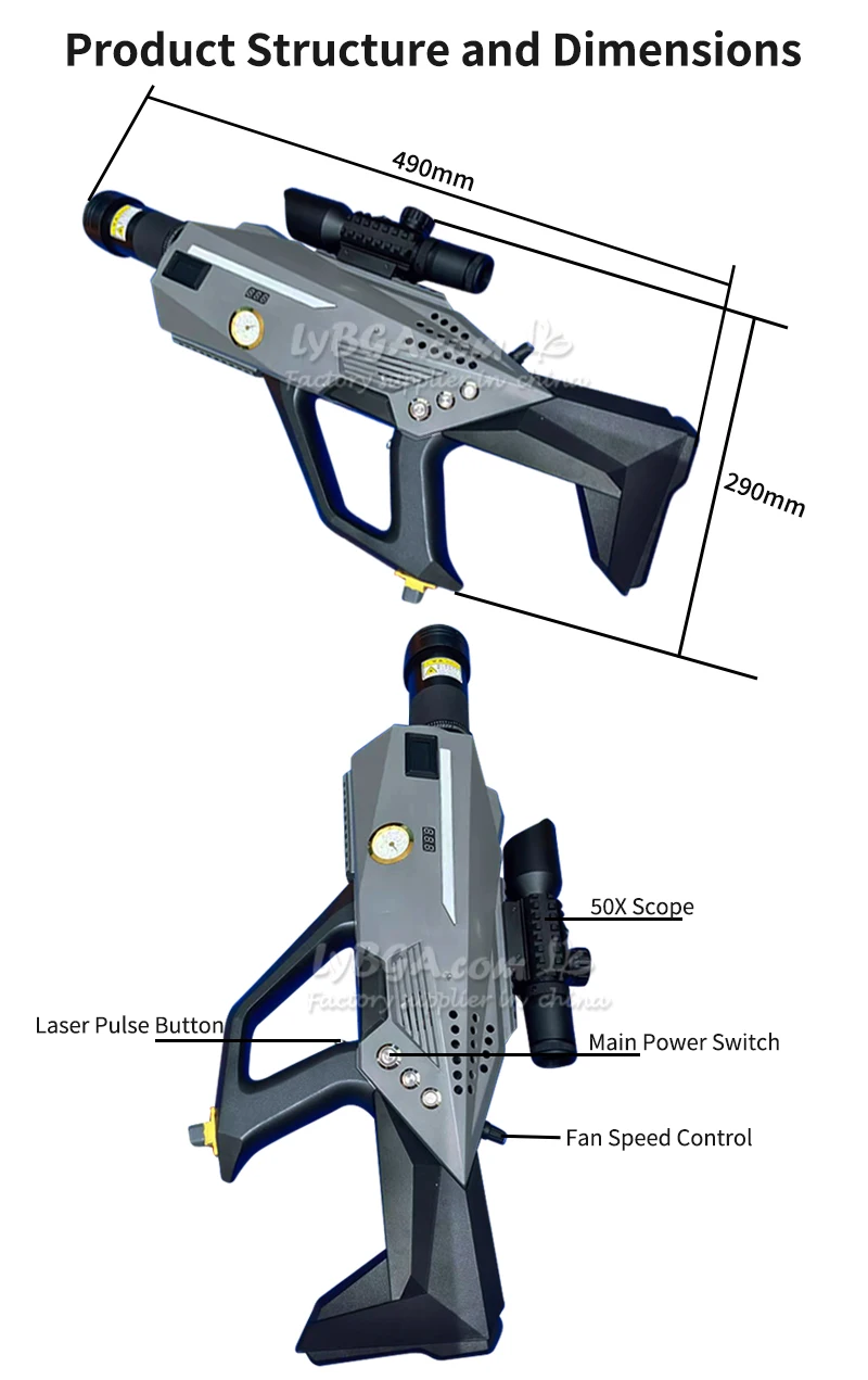 1000W Handheld Laser Remote Igniter - Efficient Pest Control