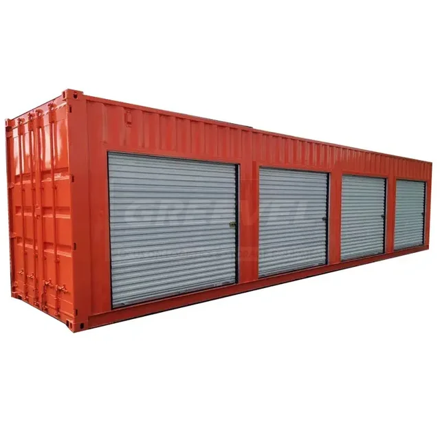20ft rollup door container movable house container home custom rollup container