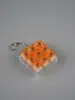 Nine-key transparent orange-red n