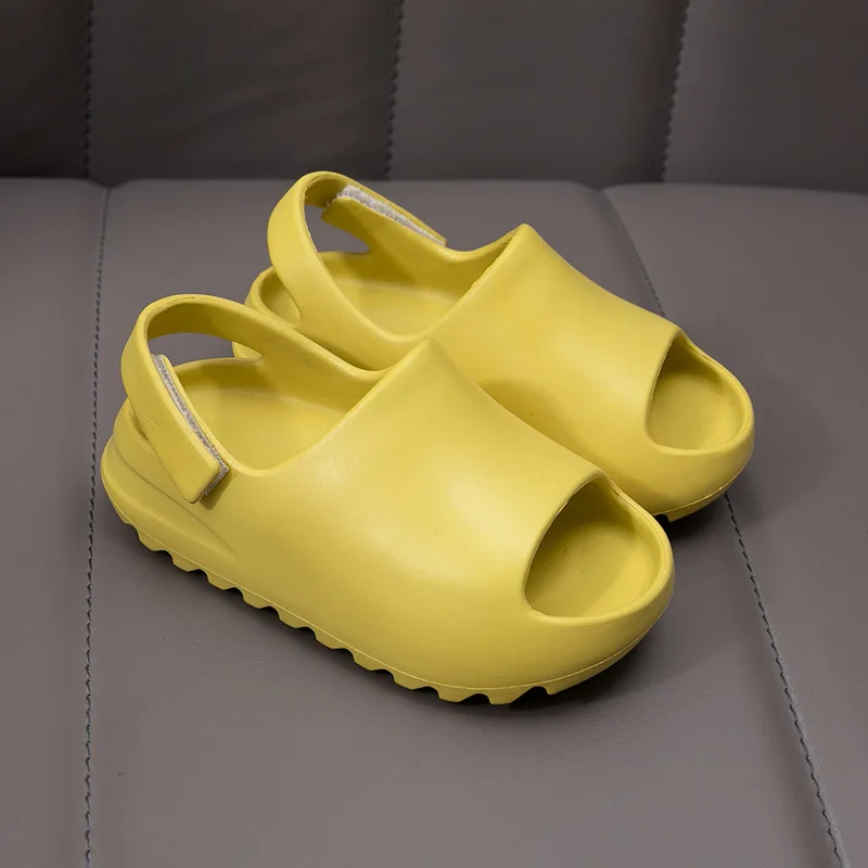 
 Горячая Распродажа 2021, мягкие Повседневные тапочки для малышей yeezy, детские сандалии 2021  