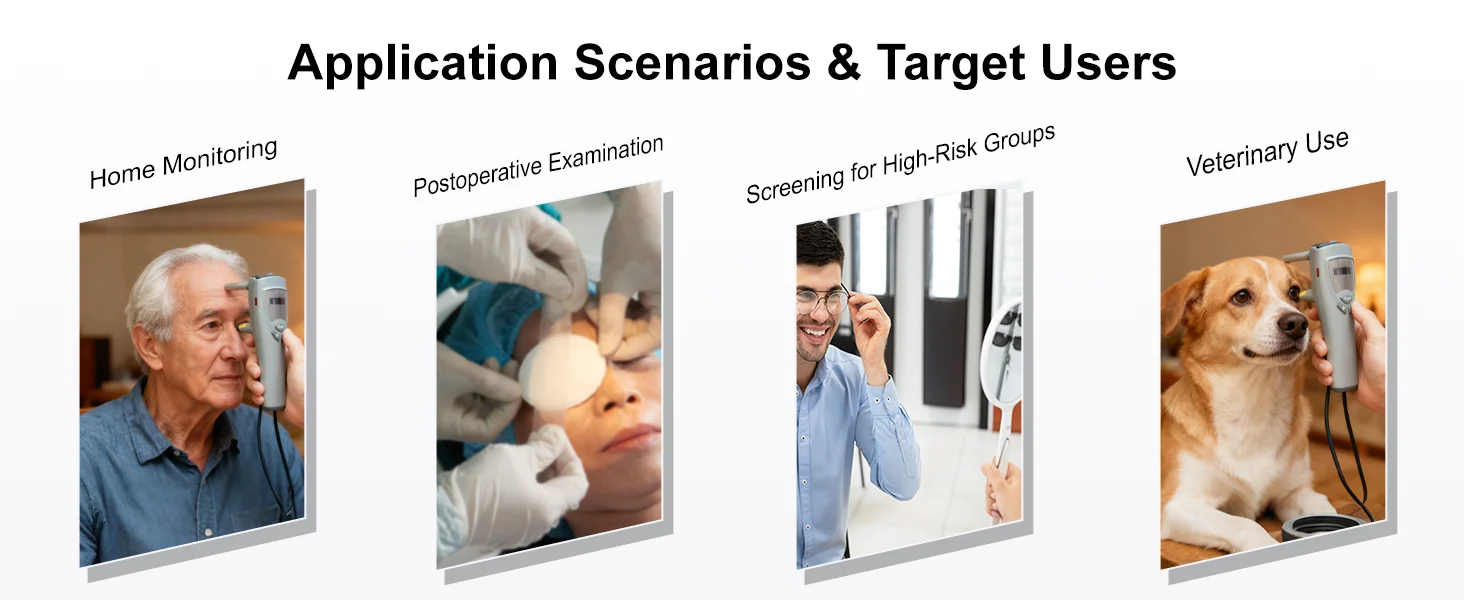 Optics Instruments Rebound Tonometer SW-500 Ophthalmic Equipment for Veterinary and Human Eye Pressure Measurement