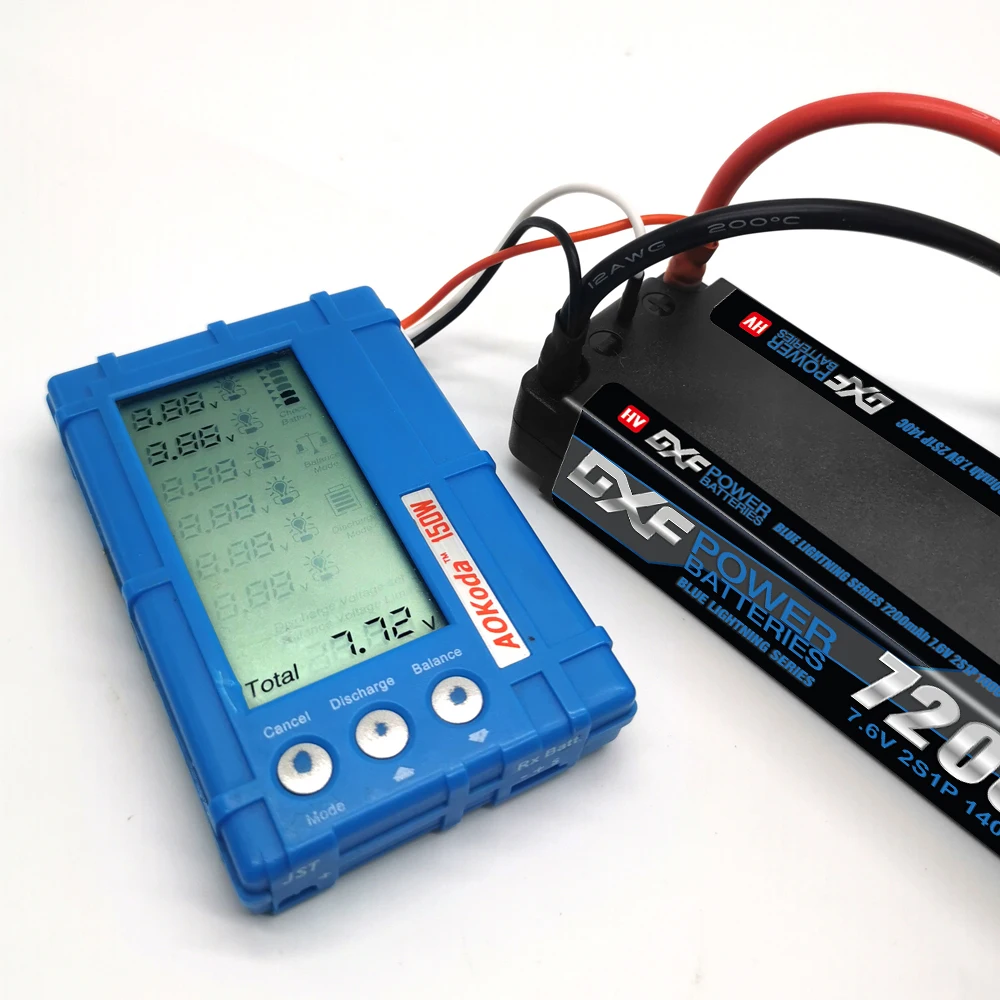 Pack de 2 baterias lipo 2s dxf com conector t 5mm para rc_voghion.com