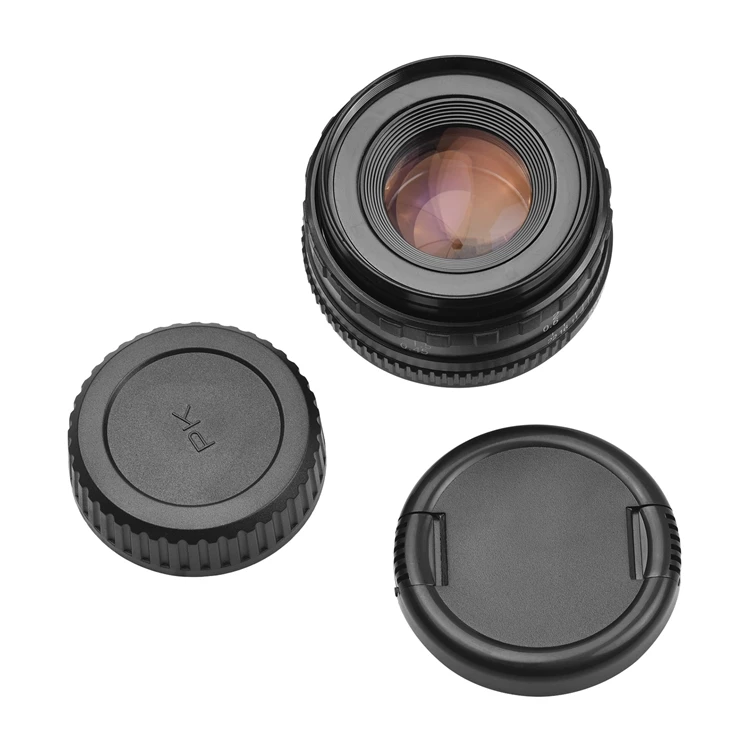 50mm F1.7 Large Aperture Camera Lens Manual Focus Prime Lens PK Mount Replacement for Pentax Full Frame Cameras