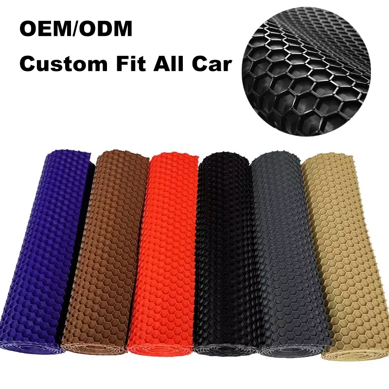Wholesale Custom AT5021 Waterproof Anti-slip Heavy Duty 7mm Thickness Pvc Roll Material for Car Floor Mat