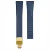 royal blue + gold buckle