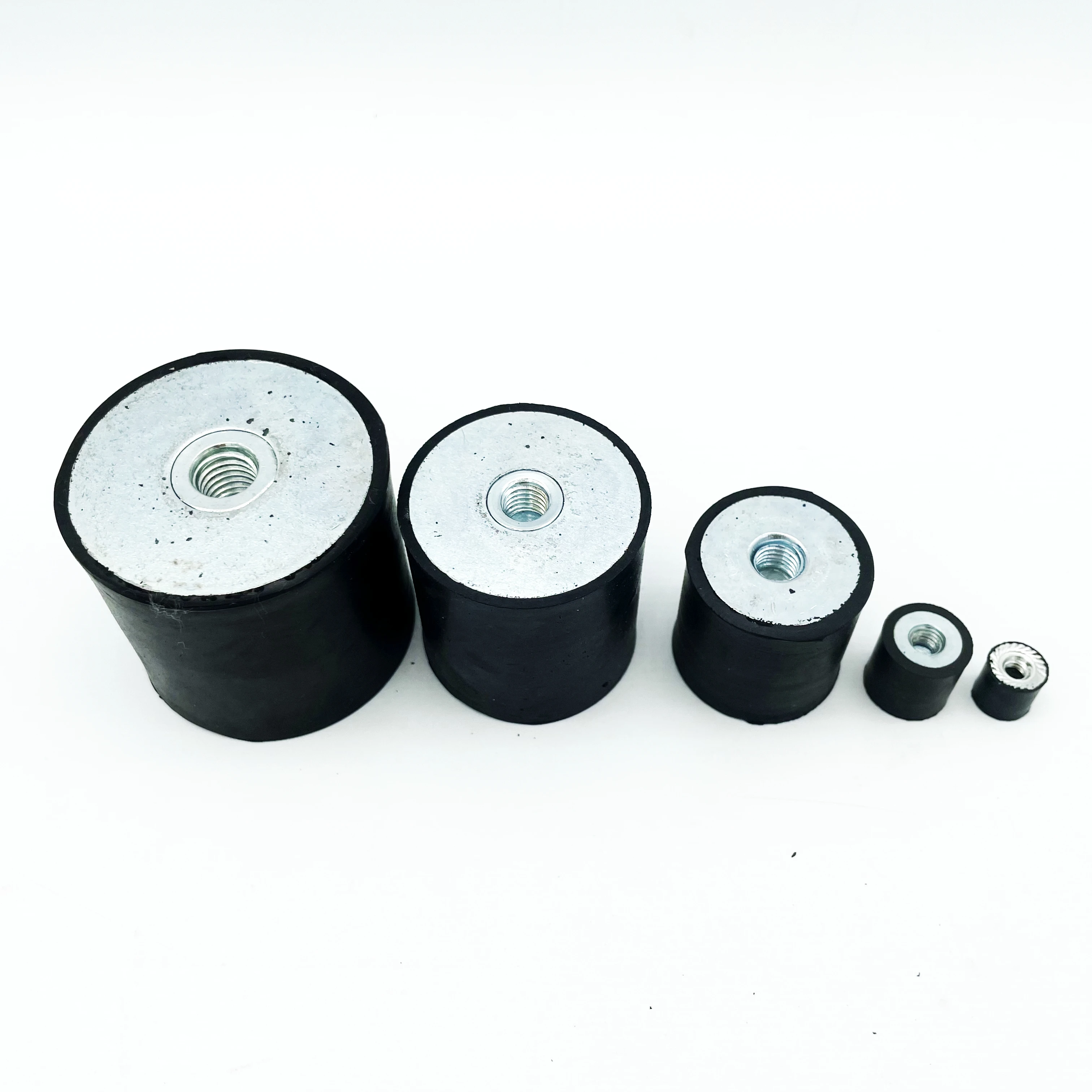 SHQN Вибрационный изолятор Silent Blocks черный NBR DD Type M8 40*40 резиновые амортизаторы с различными