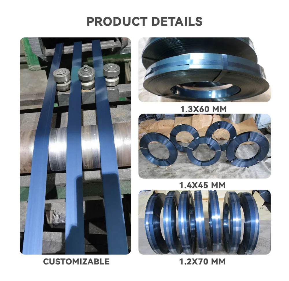 Blue Spring Steel Strip Cold Rolled Hardened Tempered for Garage Door ...