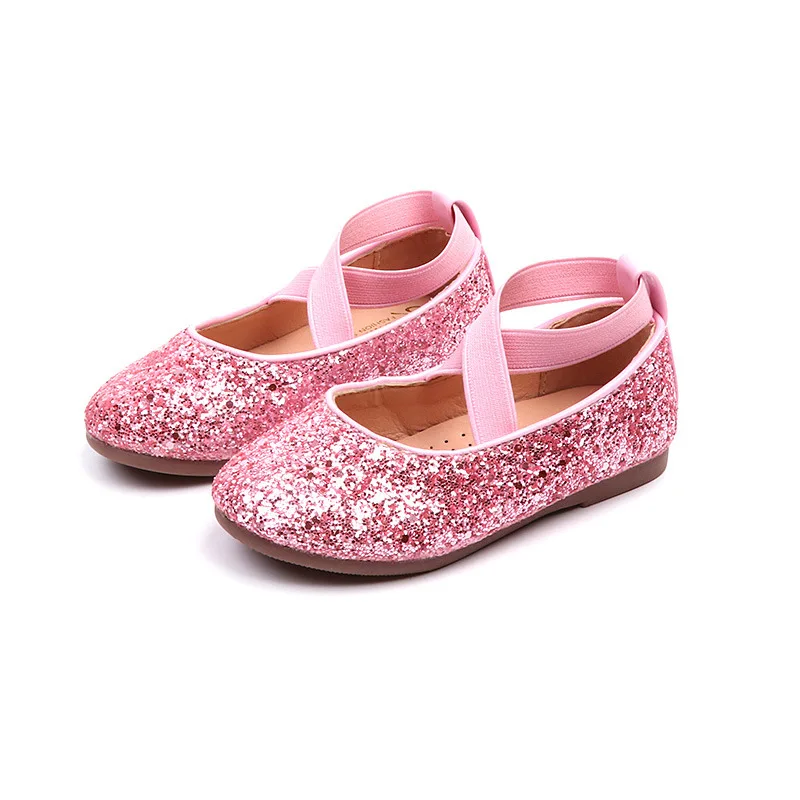 Girls Glitter Ballet Flats Ballerina Princess Wedding Dress Shoes Sparkle Dress Up Shoes Girls Glitter Ballet Flats Ballerina Princess Wedding Dress Shoes Sparkle Dress Up Shoes