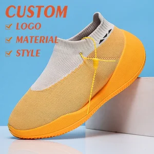 Brand New Men Shoes High Quality Casual Sock Sneakers Knit Runner Soft Walking Shoes Winter Warm Shoes for Women