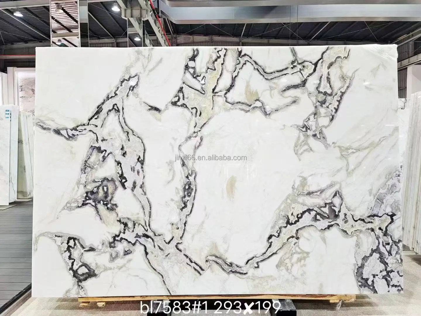 New Arrived Italy White Marble Fendy White Marble Natural Stone Wall Background Decoration Wall Tile