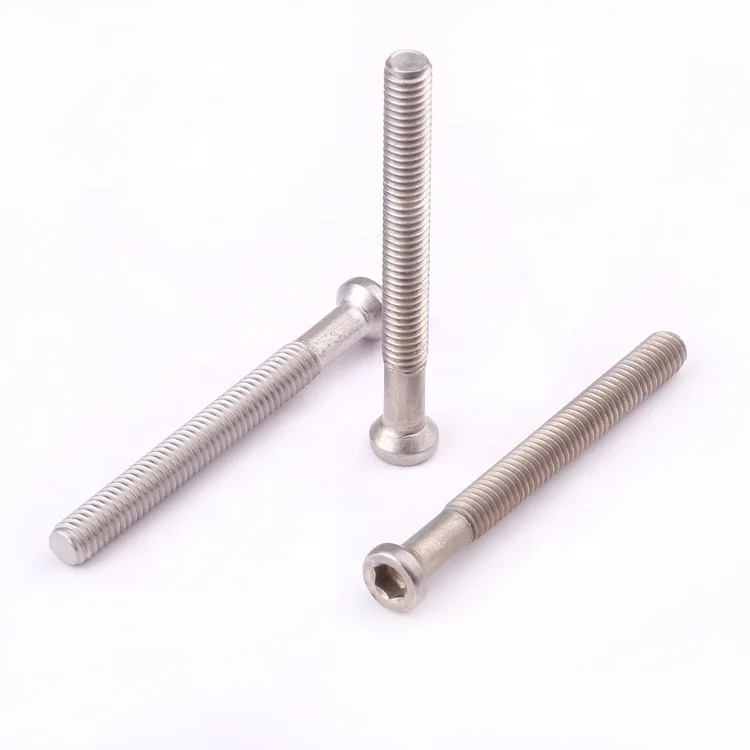 Customization fasteners hex socket screw stainless iron 410 machine screw for doors and windows