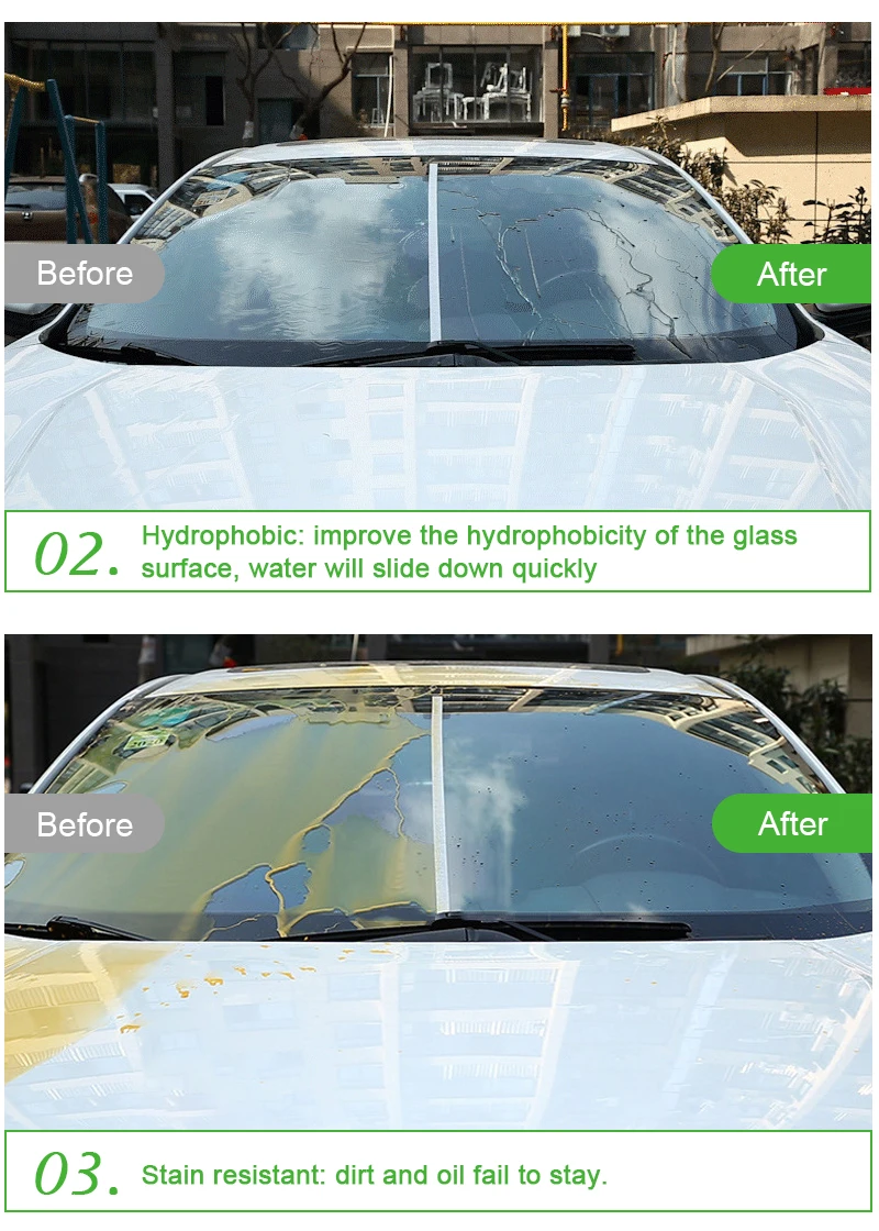Super Hydrophobic Car Glass Hydrophobic Water Proof Liquid Glass Coating Spray For Car Body