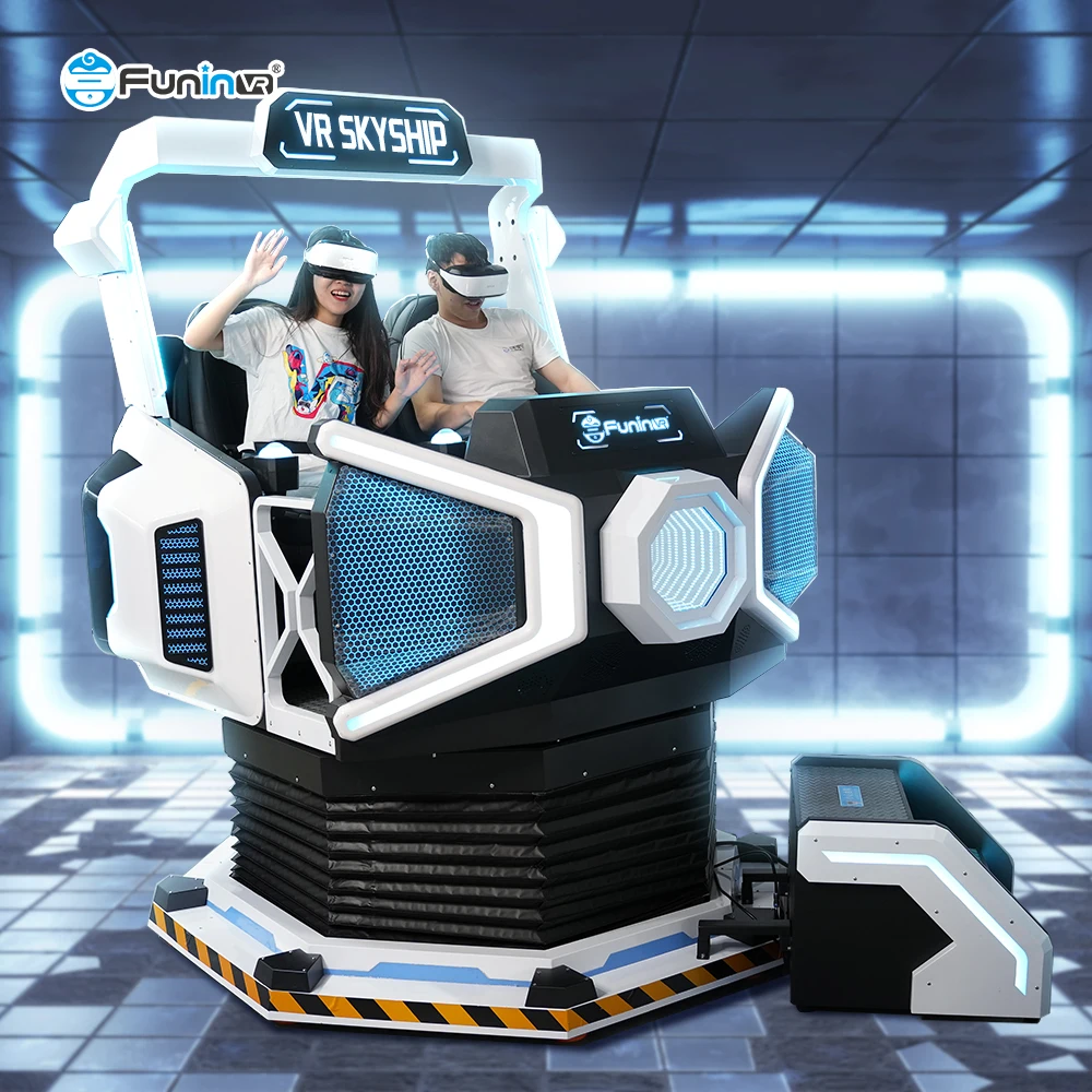 Entertainment Machines 360 Vr UFO Rotation Seats Vr Gaming Set Roller Coaster 9D Vr Cinema Chair