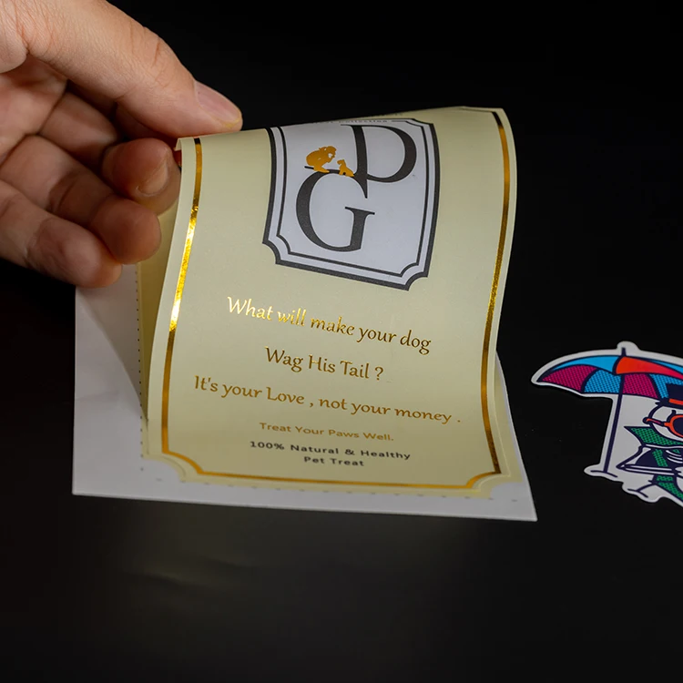 product custom design waterproof vinyl cosmetics product packaging stickers printing wholesale pvc self adhesive label stickers646-3