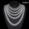 14mm 2 Row-White Gold