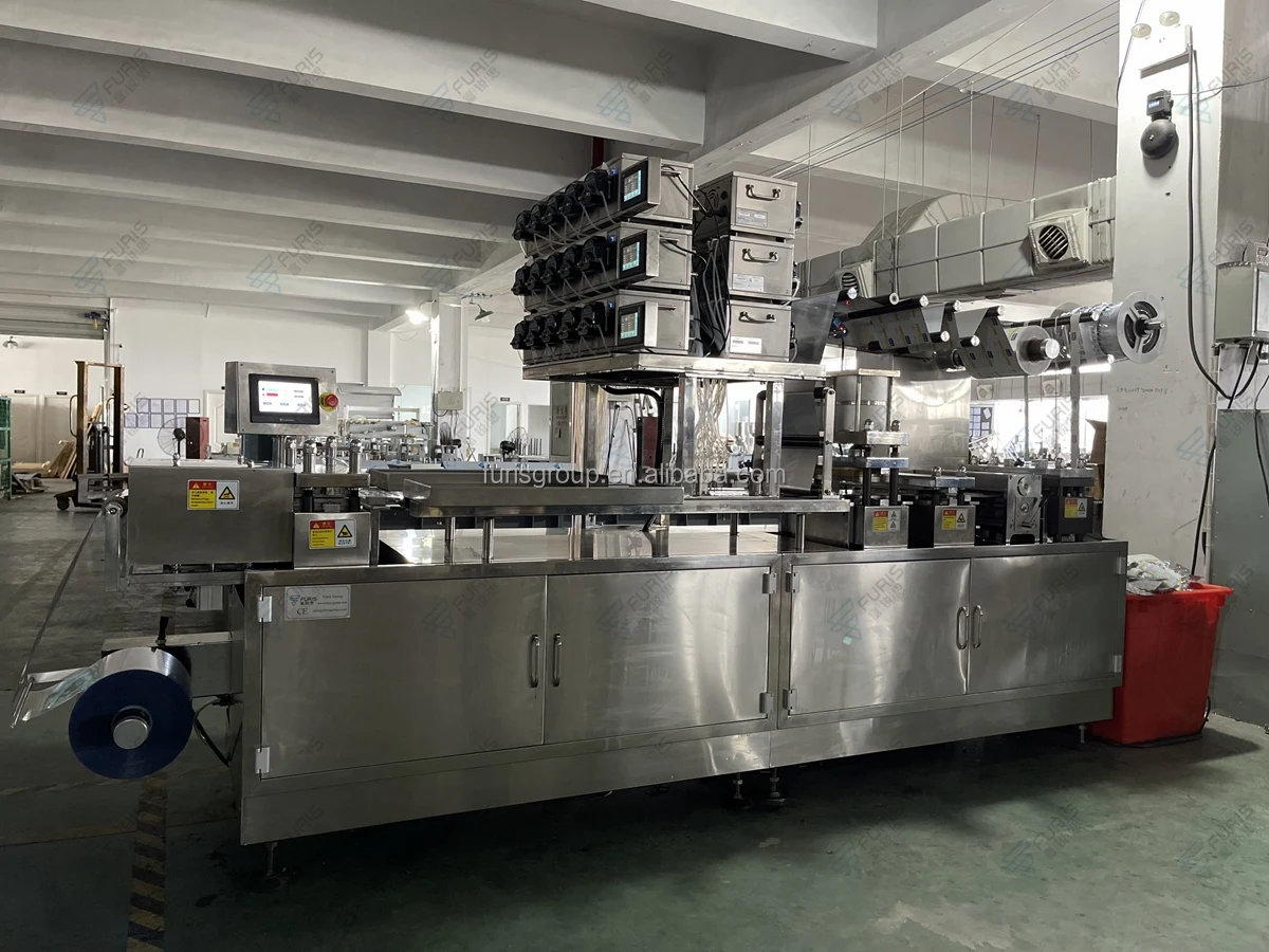 Automatic Pack Pharmacy Blister Making Machine Pill Tablet Softgel Gelatine Capsule Blister Packing Machine