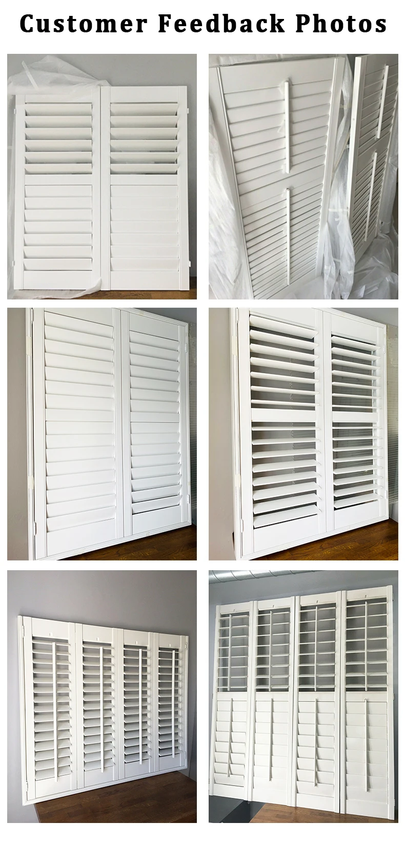 Custom Shaped Window Shutters Exterior Basswood Plantation Shutter ...