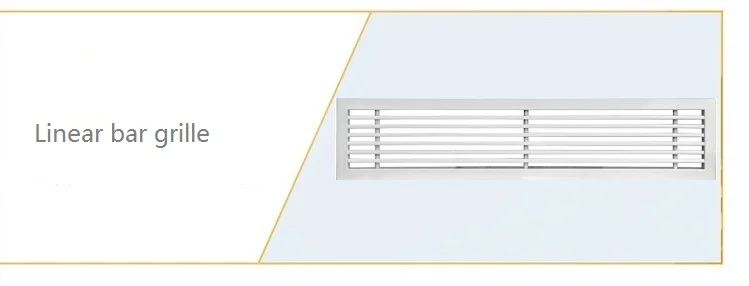 HVAC duct air flow linear slot adjustable air diffuser