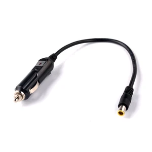 1.5M 12V 16AWG 5.5MM RV Car Cigarette Lighter Plug Connector to DC7090 Cable for Outdoor Power Station Charging