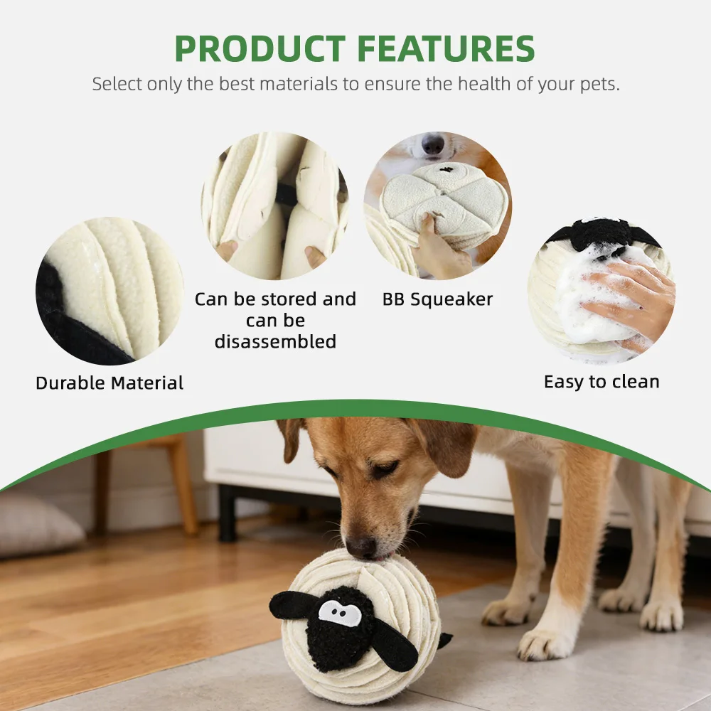 Wholesale Durable Shaker Fleece Modern Dog Snuffle Mat Washable Recycl - product detail 4