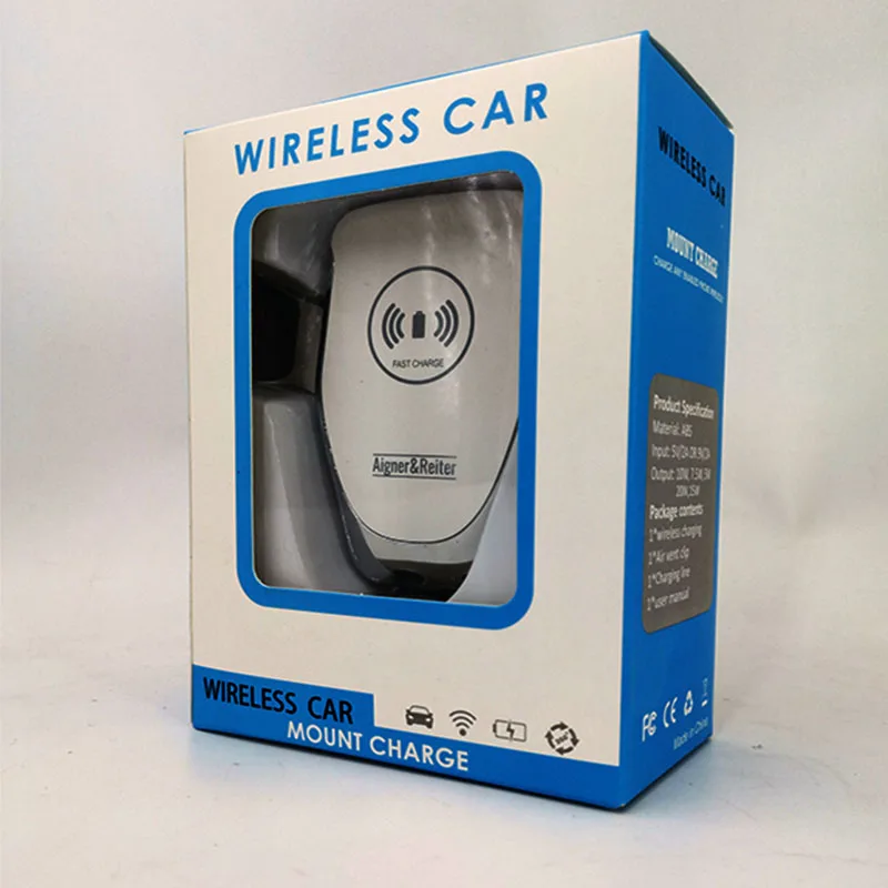 Лидер продаж на Amazon беспроводное автомобильное зарядное устройство для samsung iPhone