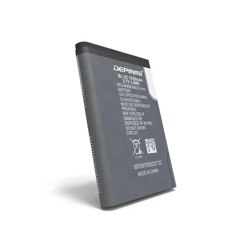 Bl-5c Li-ion Battery 3.7V 1000mAh 800mAh for Nokia Mobile Phone - China  Li-ion Battery and Lithium Battery price