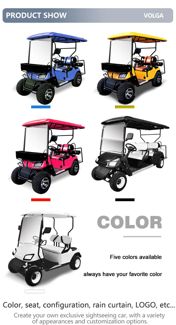 Professional 4 Seater Electric Golf Carts Cheap Prices Buggy Car For