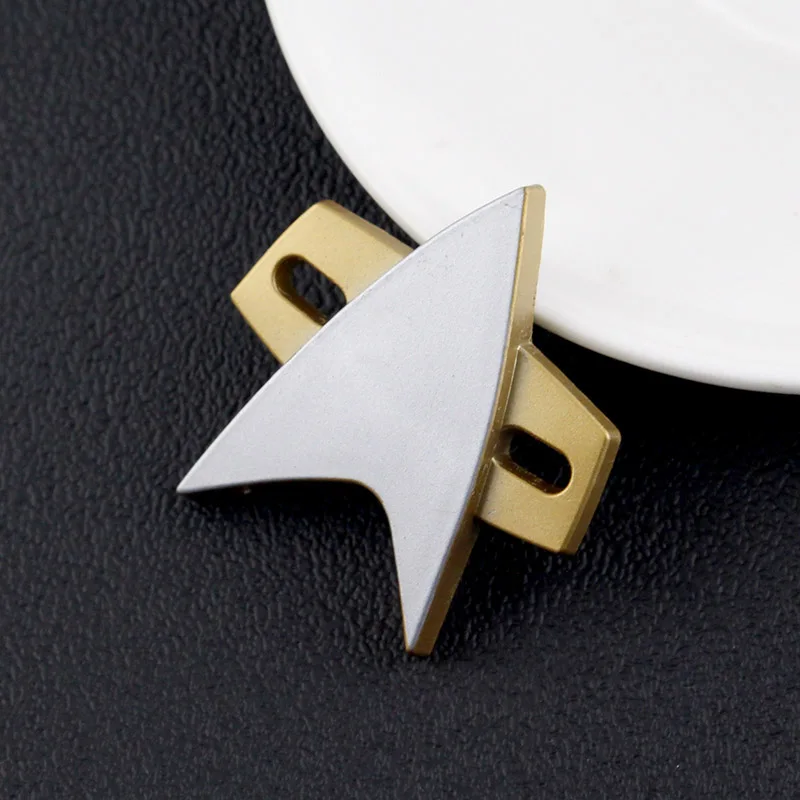 Star Cosplay Trek Command Division Badge Starfleet Brooch Pin