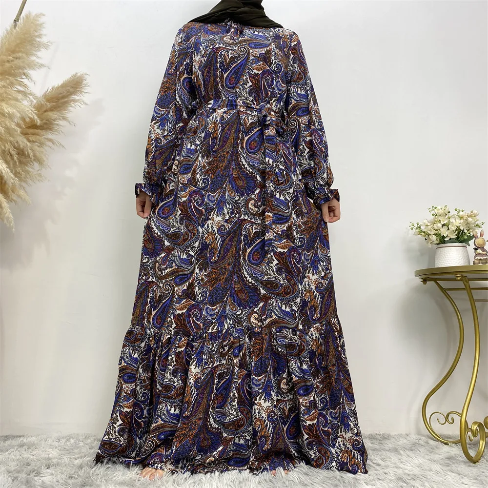 Shop Our Elegant Bubble Chiffon Dress with Pretty Chic Pattern