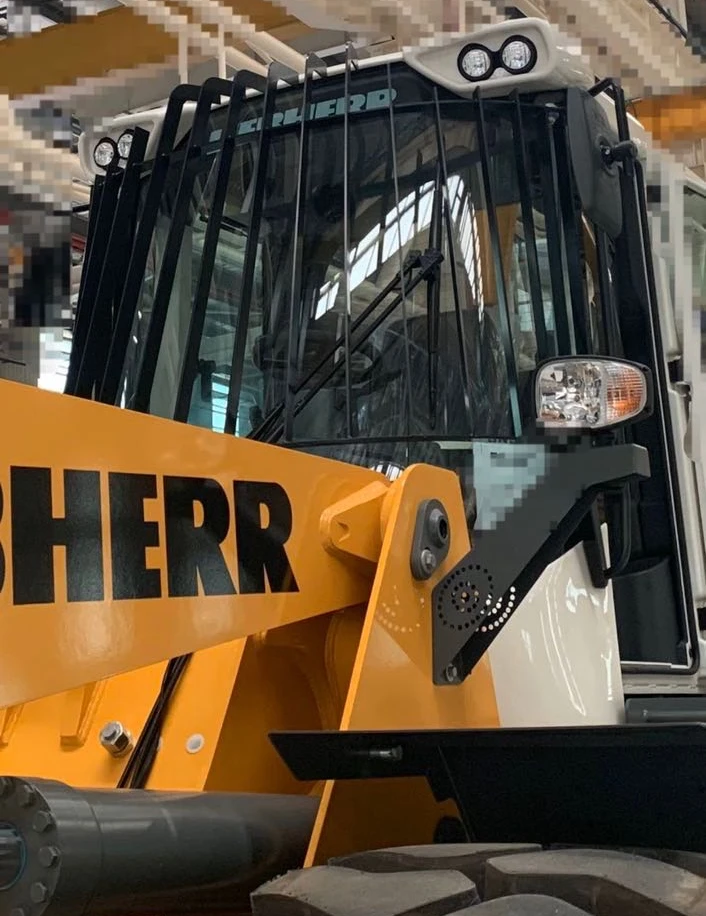 FY 93030698 Front Center Glass Wheel Loader with Liebherr H550 