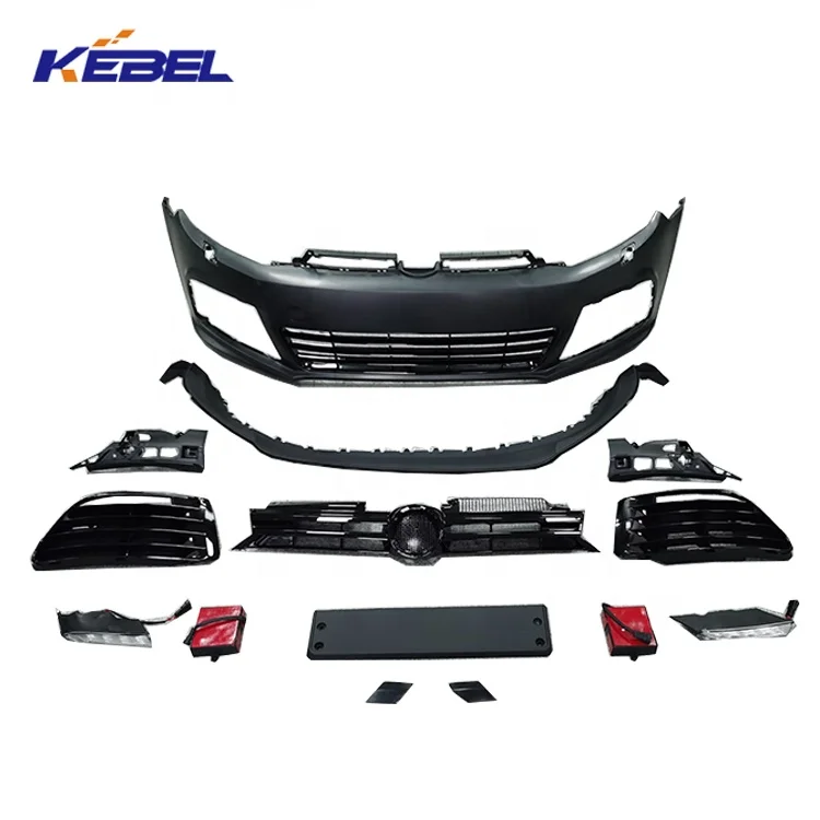 Wholesale Price Car Body Kits Bumpers Assembly Auto Front Bumper Kit for VW Golf 7.5 GTI