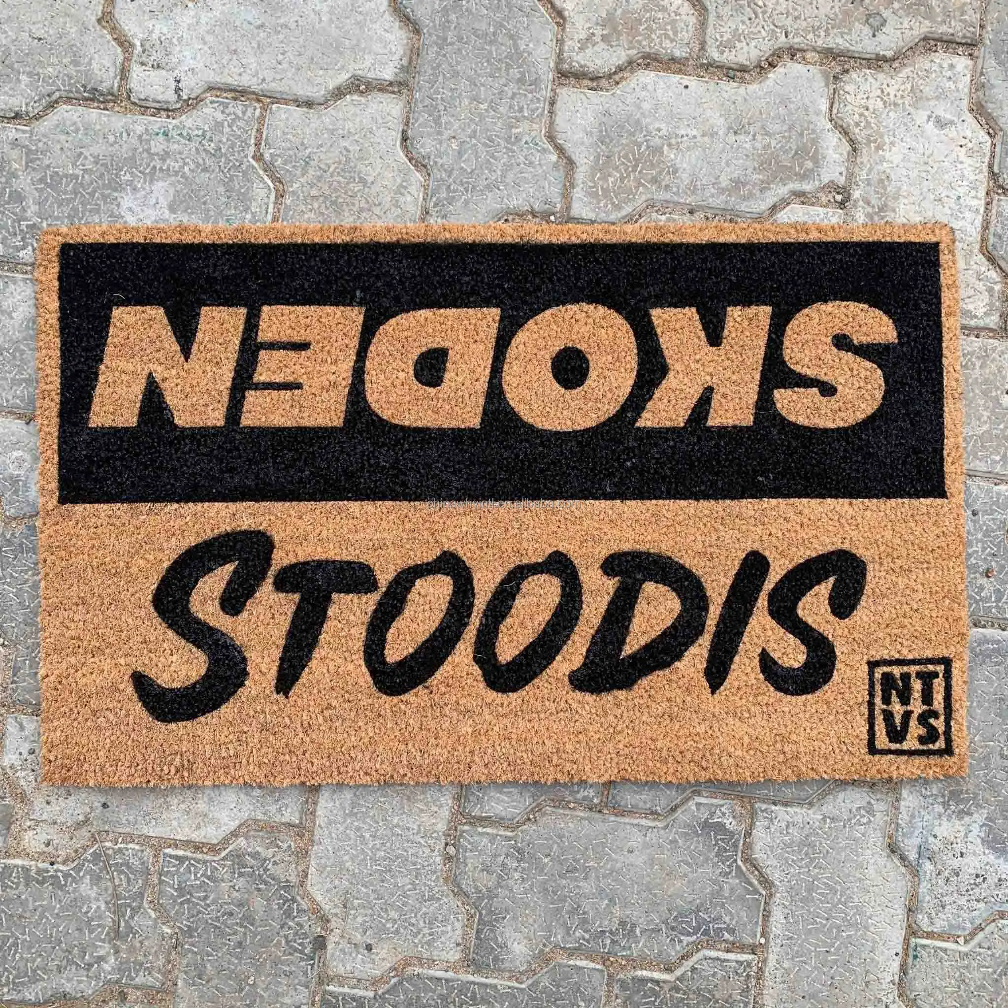 Bulk Wholesale Outdoor Coco Coconut Fiber Blank Plain Coir Door Mats