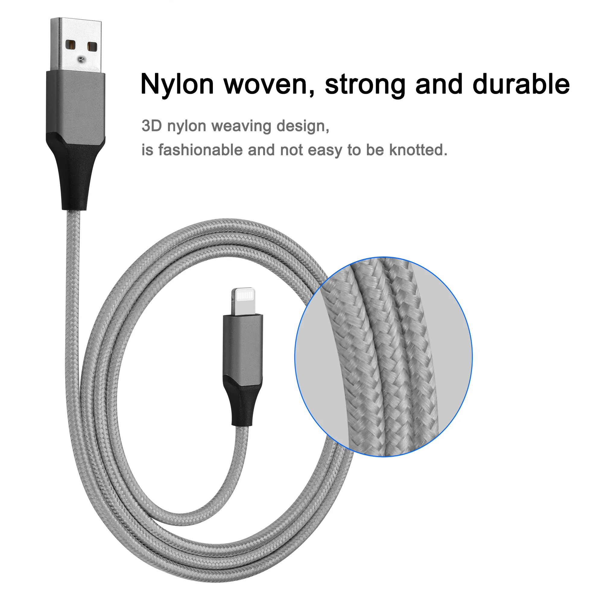 OEM 1 м 2 м Сертифицированный MFI USB кабель для быстрой зарядки и передачи данных оригинальный C89 Плетеный зарядный кабель для iPhone Apple MFi кабель