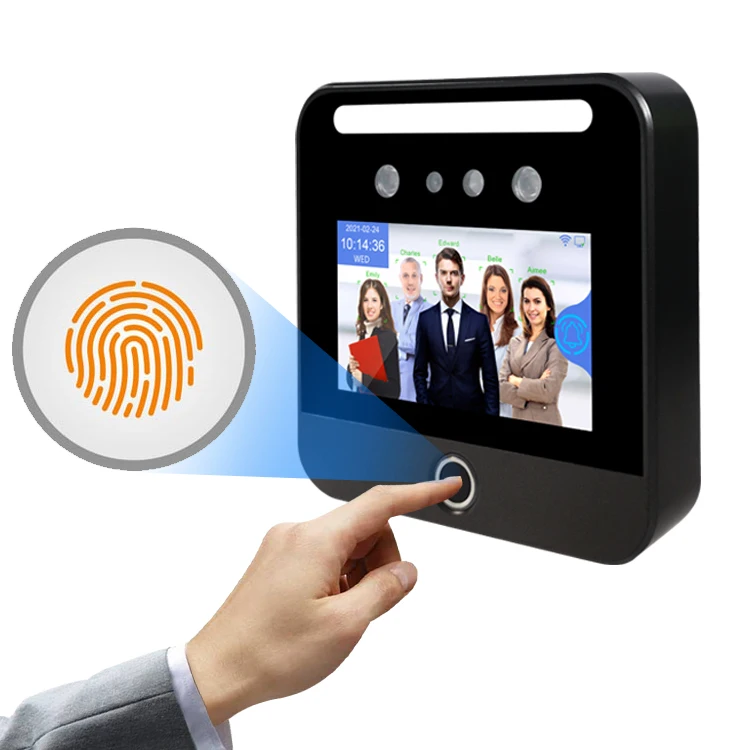 Smart Cloud SDK Backup Battery Face Recognition Attendance Machine Access Control System for Time Recording in Schools