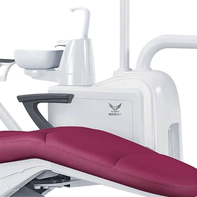 GD-300 Electric Dental Chair Colorful Design with Smooth Lifting and Butterfly Oral Lamp Sensor Included