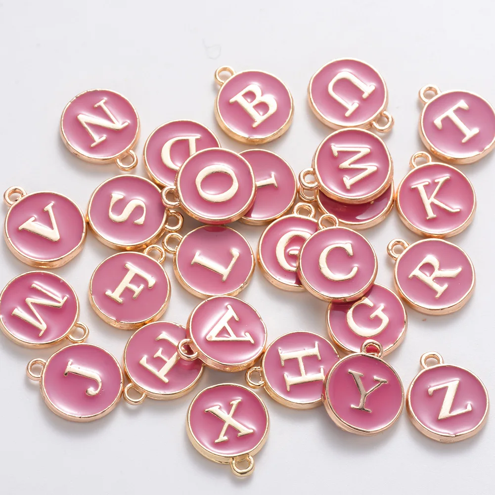 metal alphabet charms