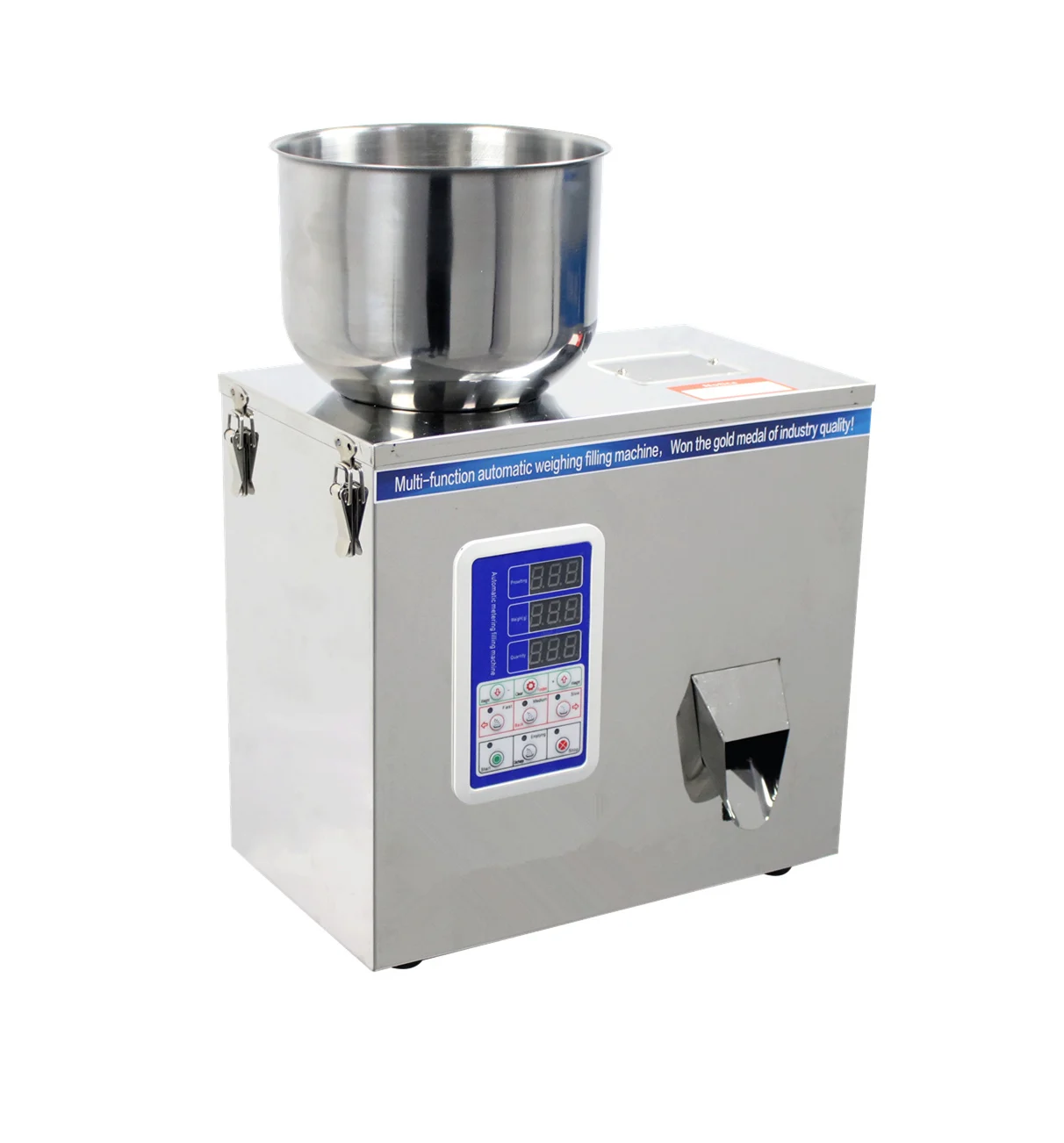 Table Top 1-200G Automatic Racking Vibration Weighing and Filling Machine for Powder and Granule