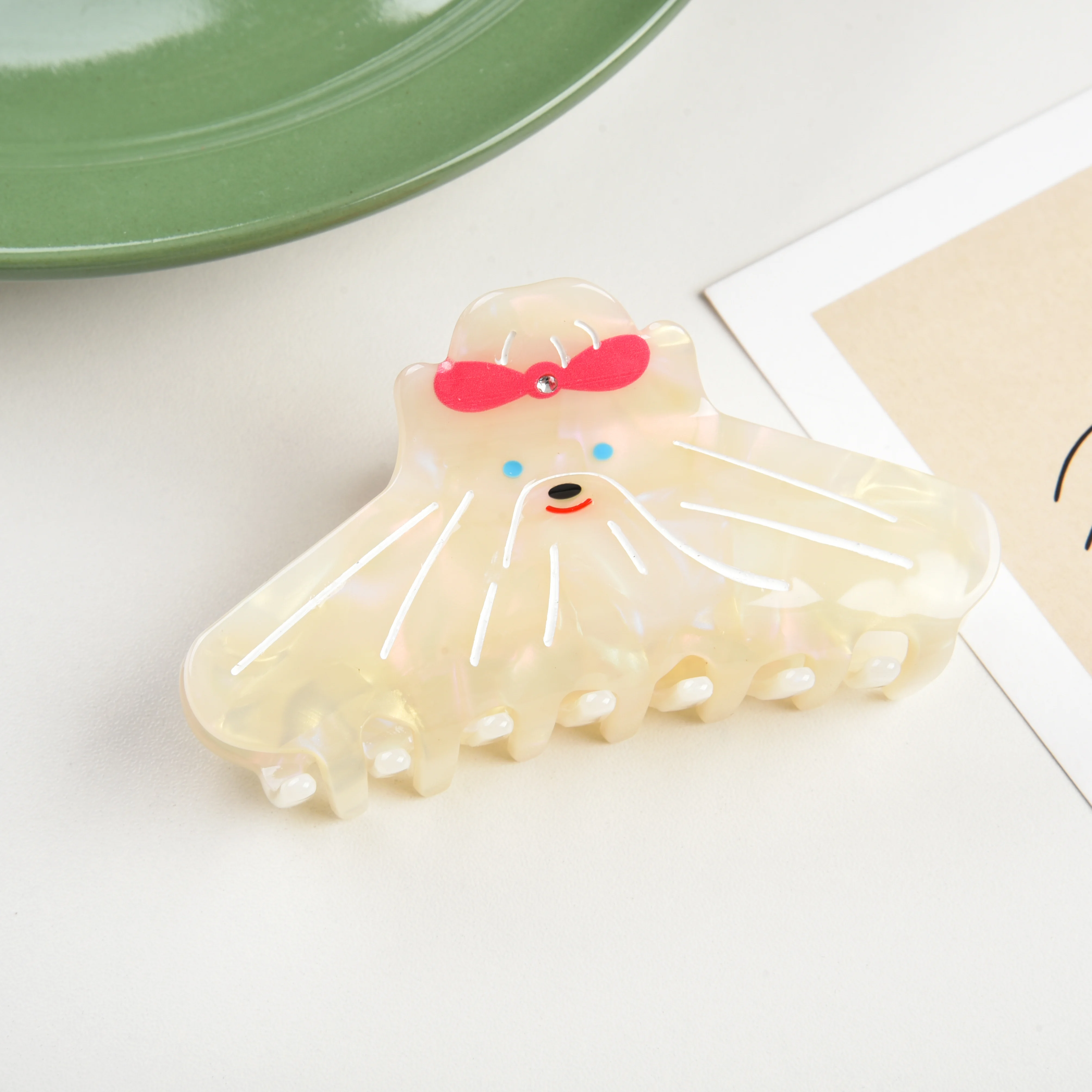 Bsci Factory Yhj Wholesale Custom Hair Accessories Cute Animal Dog Claw